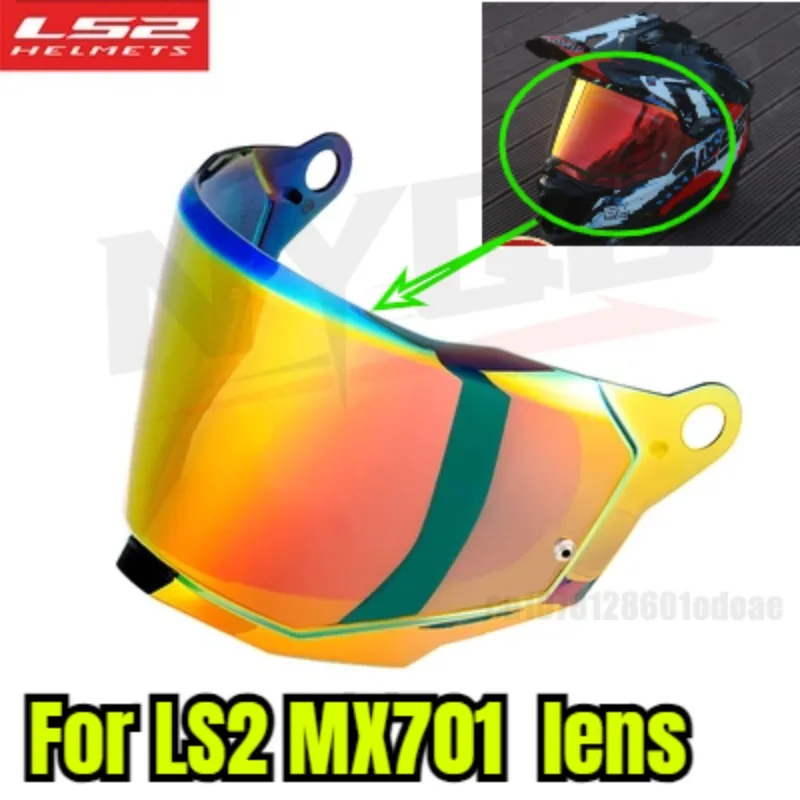

LS2 MX701 Visors Replacement for LS2 EXPLORER Rally Helmet Shield Off-road Faceshield Windproof Motocross Lens Uv Protection