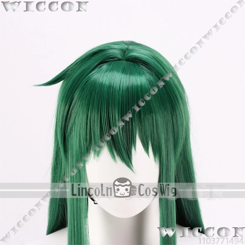 Rina Toin Anime Mermaid Cosplay Melody Wig Length 100cm Green Hair Girl Earring Hairband Armband Halloween Roleplay Customized view 4