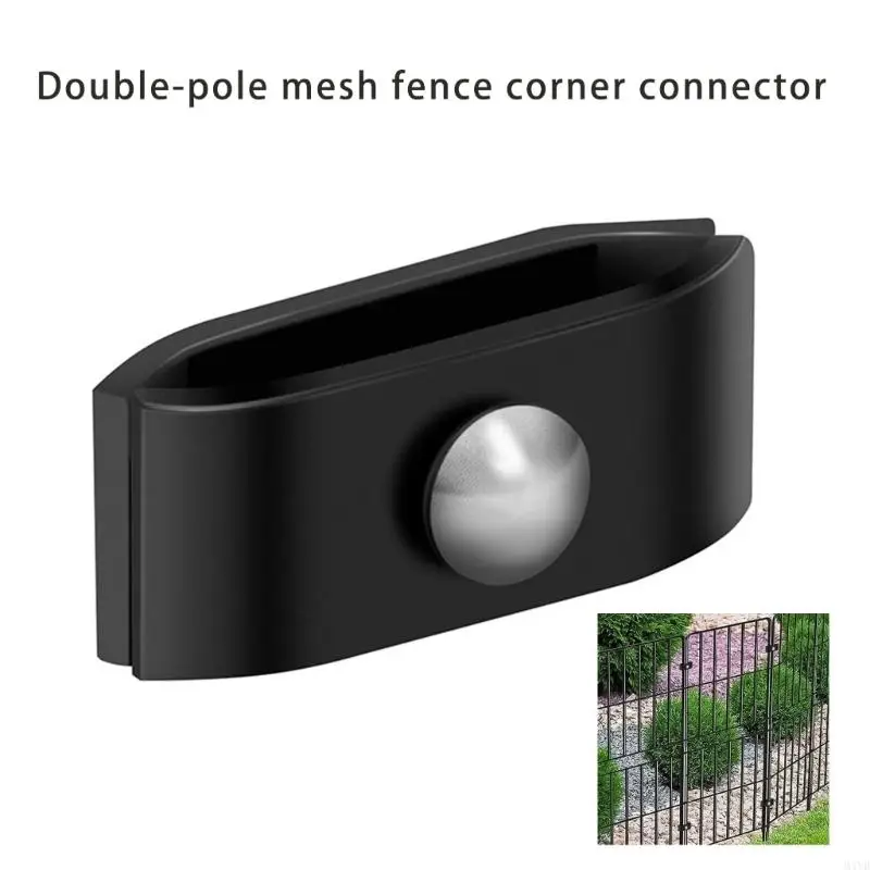 10pack Industrial Fence Connectors for Double Meshes Panels Flexible Angles And Easy Mounting M4YD