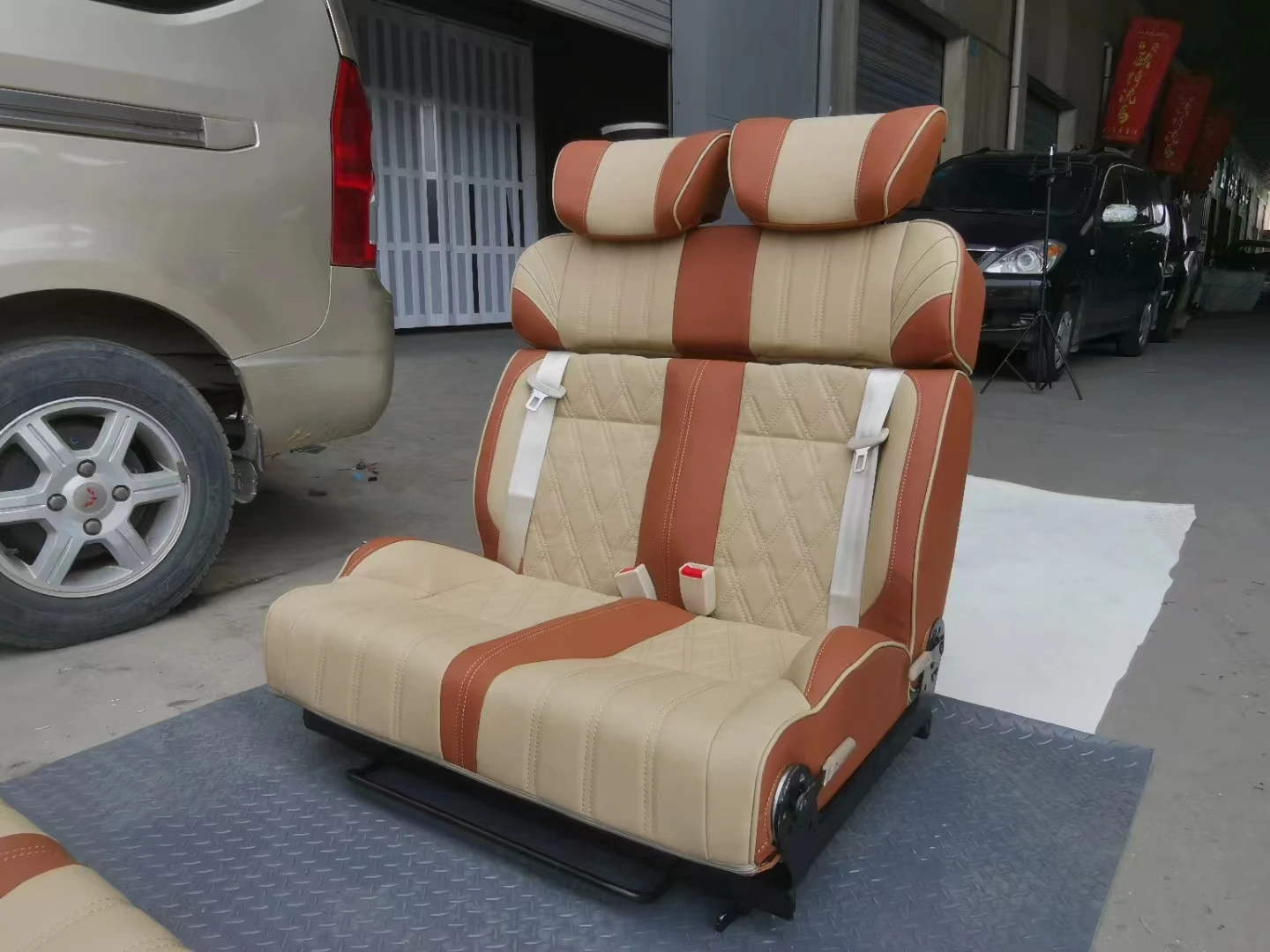 Car Interior Accessories Folding Car Seat Bed for RV MPV Motorhome Camper Van Caravan view 5