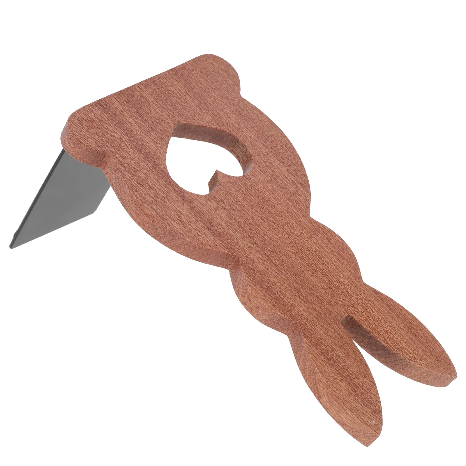 خشبية Bookend أرنب شكل الكرتون عدم الانزلاق كتاب سدادة الرف سطح المكتب حامل كتب الديكور أرنب الدفتين