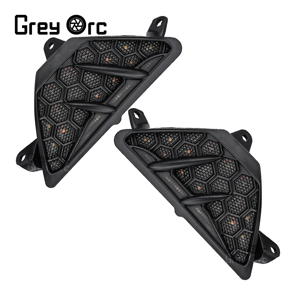 

For Kawasaki Ninja ZX-4R ZX-4RR Ninja650 ZX4R ZX4RR 2023 2024 LED Turn Signals Indicator Blinker Flasher Light Steering Lamp