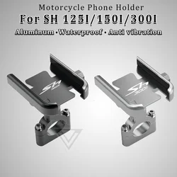 Motorcycle Phone Stand Aluminum Mount SH 150I Accessories for HONDA SH 125 150 300 I 125I 300I 2006 2011 2013 2017 2018 2023