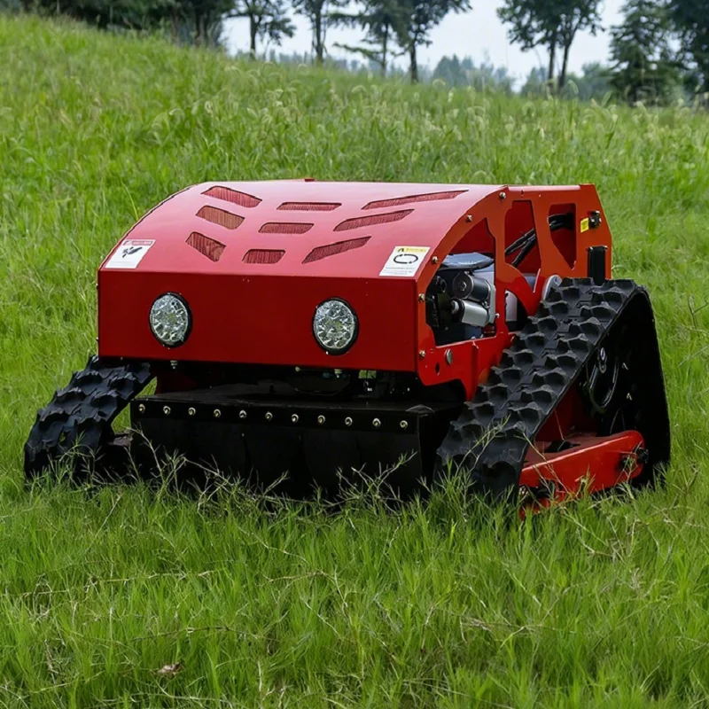 Control Walking Tractor Garden Grass Cutting Machine Automated 1500WIndustrial Crawler Robot Lawn Mower Self Propelled Remote