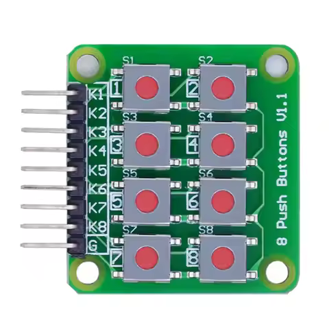 2x4 Keypad 4x2 Keypad 8 Push Buttons V1.00 Key Board Matrix Keyboard Button for Arduino AVR PIC 2*4 Module AVR PIC