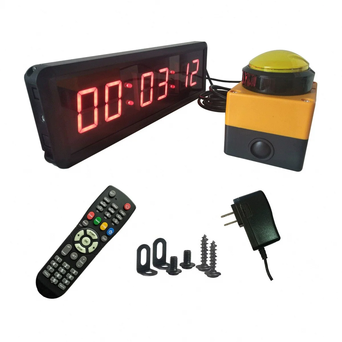 

Party Game Interactive Push Button 6 Digital Popular Luck Challenge 10 Seconds Game Timer Clock