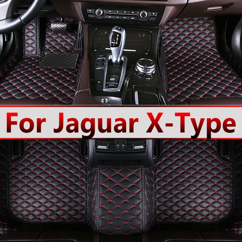 

Автомобильные коврики для Jaguar X-Type XTYPE X TYPE 2002 ~ 2009, набор кожаных ковриков, противогрязные накладки, автомобильные аксессуары, детали интерьера 2003