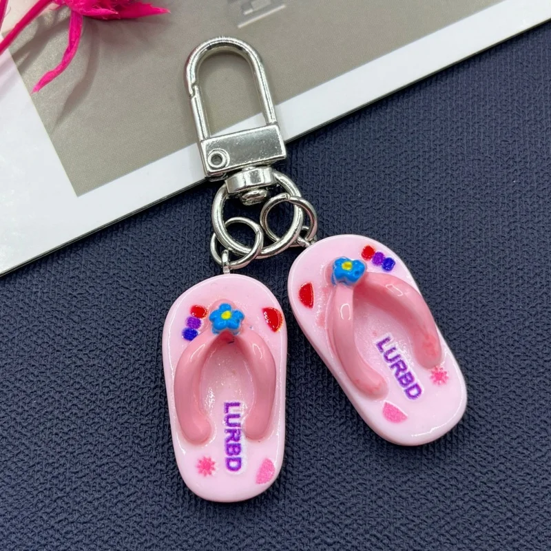 Flip-Flop Schlüsselanhänger Strand Flip Flop Schlüsselanhänger Anhänger Strandgeschenke – Detail 5