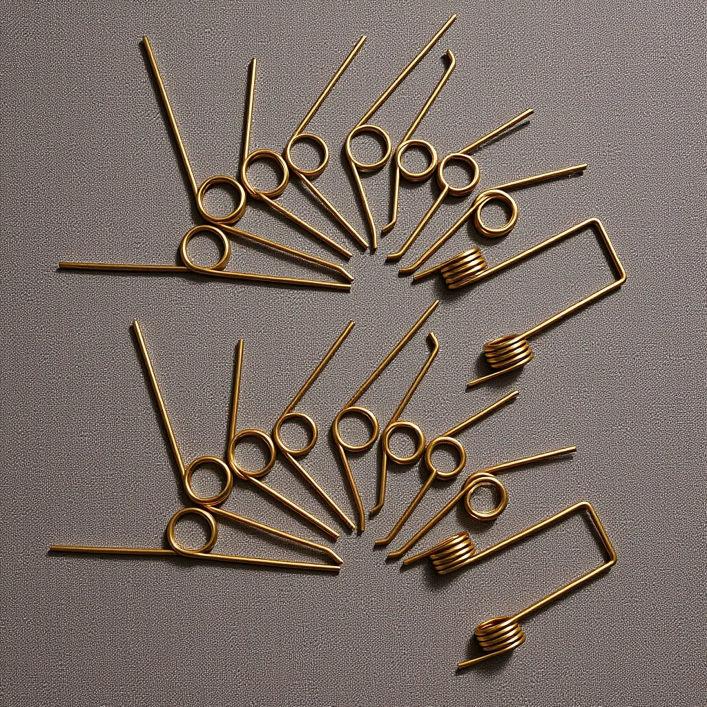 

18Pcs Torsional Spring Metal Replacement Trash Can Lid Repair Small Springs for Stability Torsional Spring