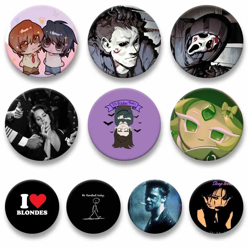 Creative Funny Marcus Enamel Brooch Cartoon Sayings Images Pins Badge Collectible Gifts Backpack Decor Jewelry Pins Accessories