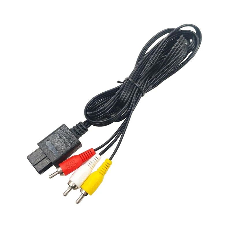 لنينتندو N64 كابل AV ل Super Famicom SFC SNESG أذرع التحكم في ألعاب الفيديو AV محول ل GameCube كابل تمديد الصوت والفيديو #5