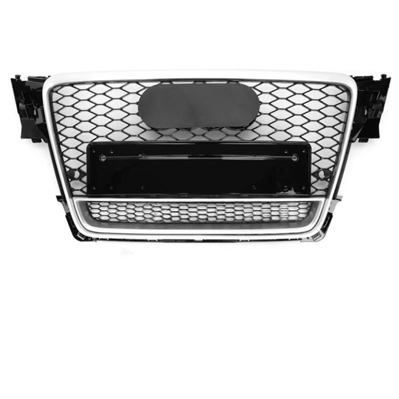 

Honeycomb Grill Mesh Front Hood Grille Bumper Grill Center Grille for RS4 Grill for Audi A4 S4 B8 2008-2012 for quattro Design