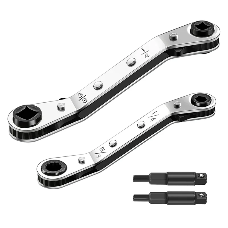 

Ratchet Wrench Set for Air-Conditioning Maintenance 3/8inch to 1/4inch 5/16X1/4inch Ratchet Wrench for HVAC Maintenance