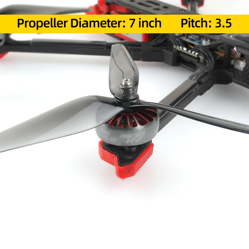 4/6/10Pairs HQProp 7X3.5X3 7035 Propeller 3-Blade PC Props CW&CCW For RC FPV 7inch Long Range Freestyle Cinelifter Drone