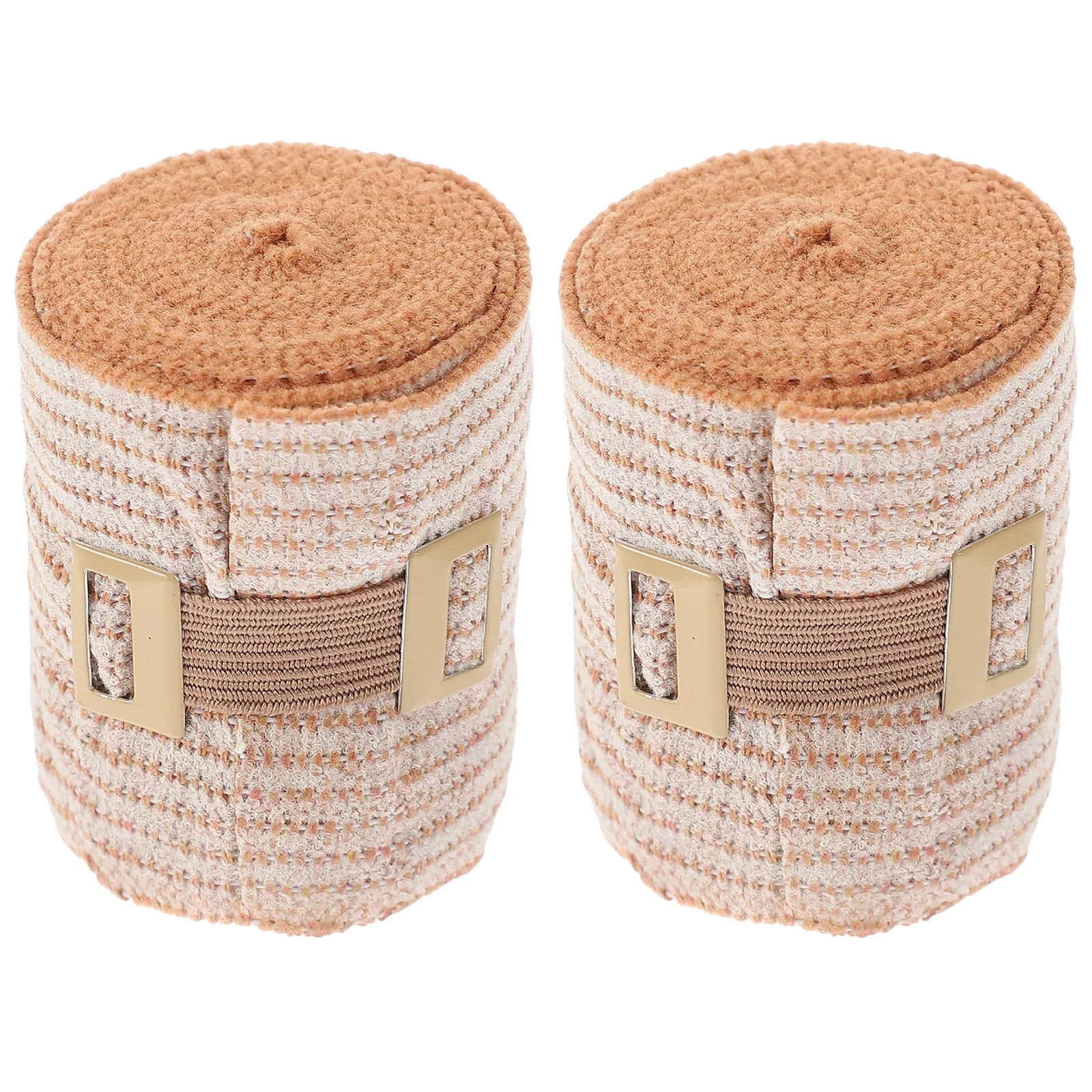 

2 рулона эластичных бинтов: легкие, гибкие, мягкие компрессионные повязки для поддержки при спортивных травмах, для голени, бедра, стопы, руки