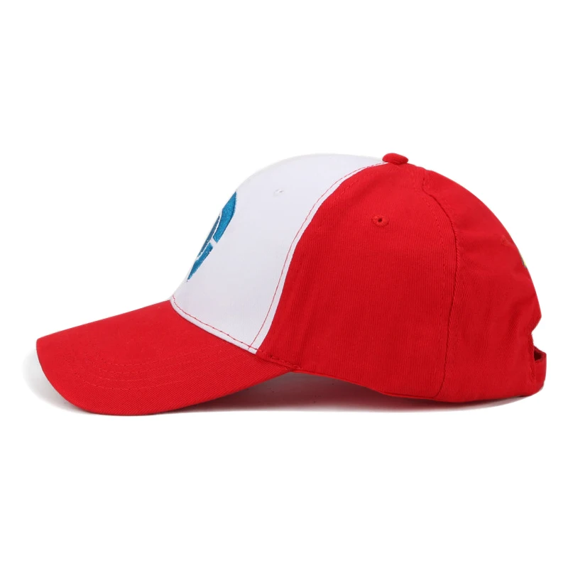 Pokemon Anime Hats Pocket Monster Figure Ash Ketchum Cosplay Series Cartoon Hats Adjustable Child Baseball Cap Mesh Hats