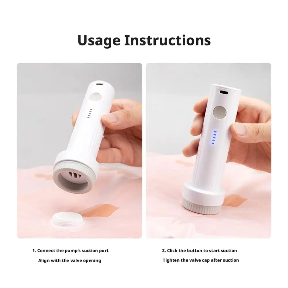 مضخة تفريغ لاسلكية لأكياس التخزين – 1500mAh – صورة 8