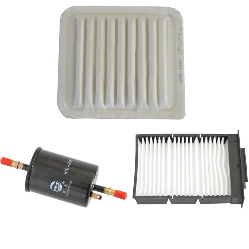 Car Air Filter Cabin Filter Fuel Filter for Geely Panda 1.0L 2009- 17801-14010 BYDLK-8101014 96335719