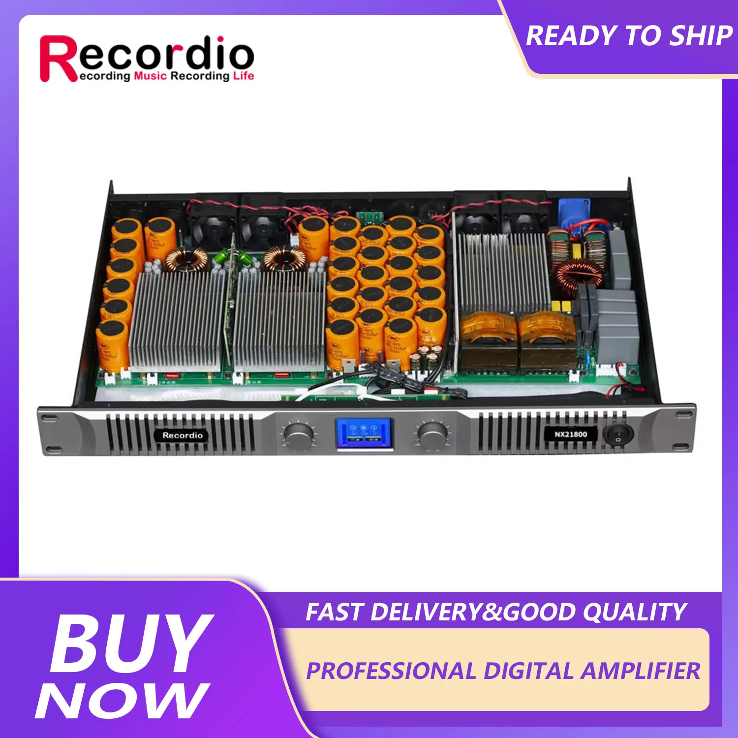 

GAP-NX21800 power amplifier Recordio professional 1800W*2 digital amplifier power amplifier for high-end entertainment