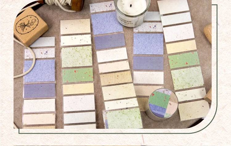Journal GO 4,8 x 200 cm weißes Kraft-Washi-Tape, Aufkleber, Gitterstoff für Tagebuch, Scrapbook, DIY-Dekoration, Album, Planer, DIY-Klebeband – Detail 11