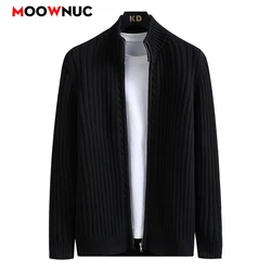 Pull cardigan en tricot pour hommes, Streetwear, Sweat-shirt, Zones, Chaud, Solide, Mode décontractée, Vêtements pour hommes, Printemps, Automne