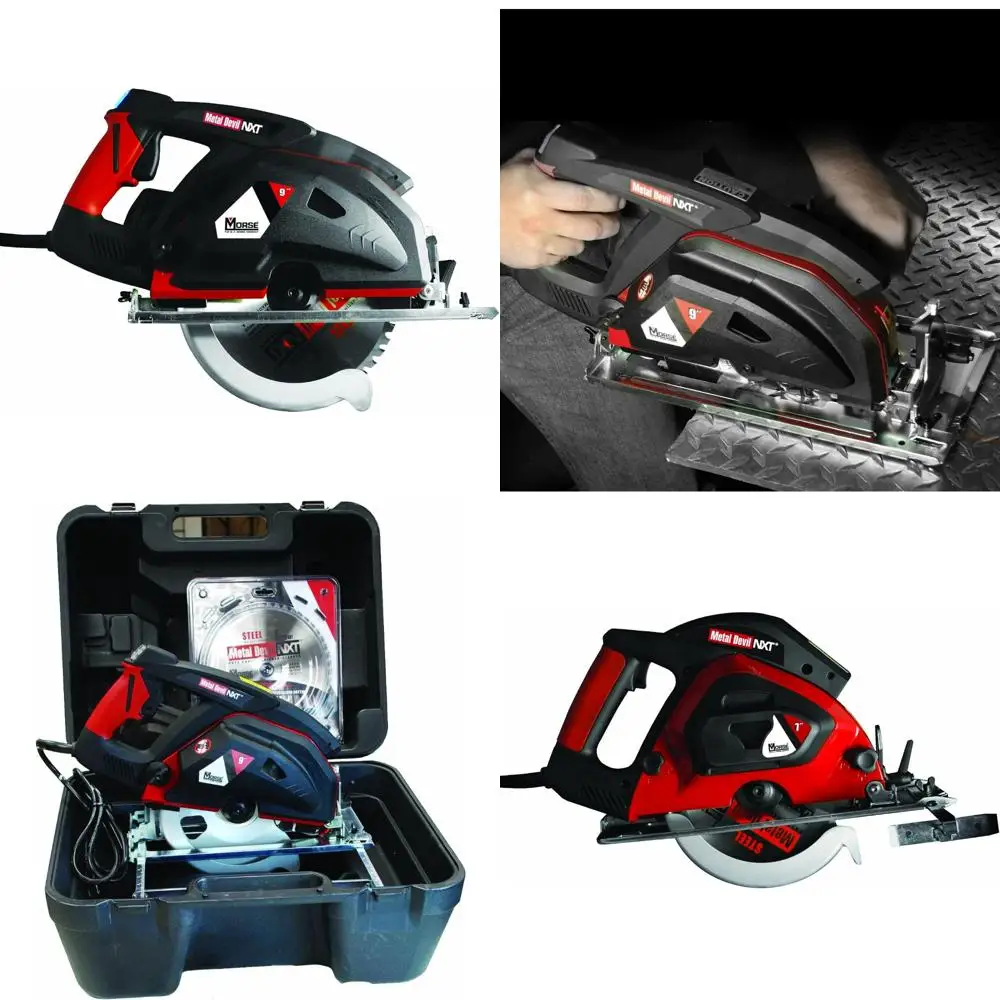 Sierra circular de 9 pulgadas para corte de metal: herramienta de corte multiusos, resistente y de alto rendimiento