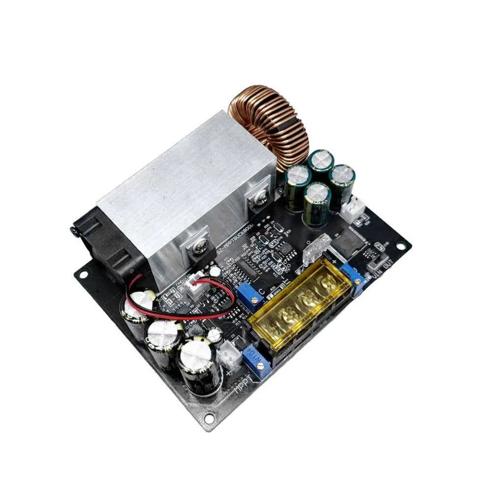 MPPT Solar Charge Controller 18-90V Input 800W Step Down Module 0-25A Adjustable 2-60V Output for Lithium Battery Solar Panel