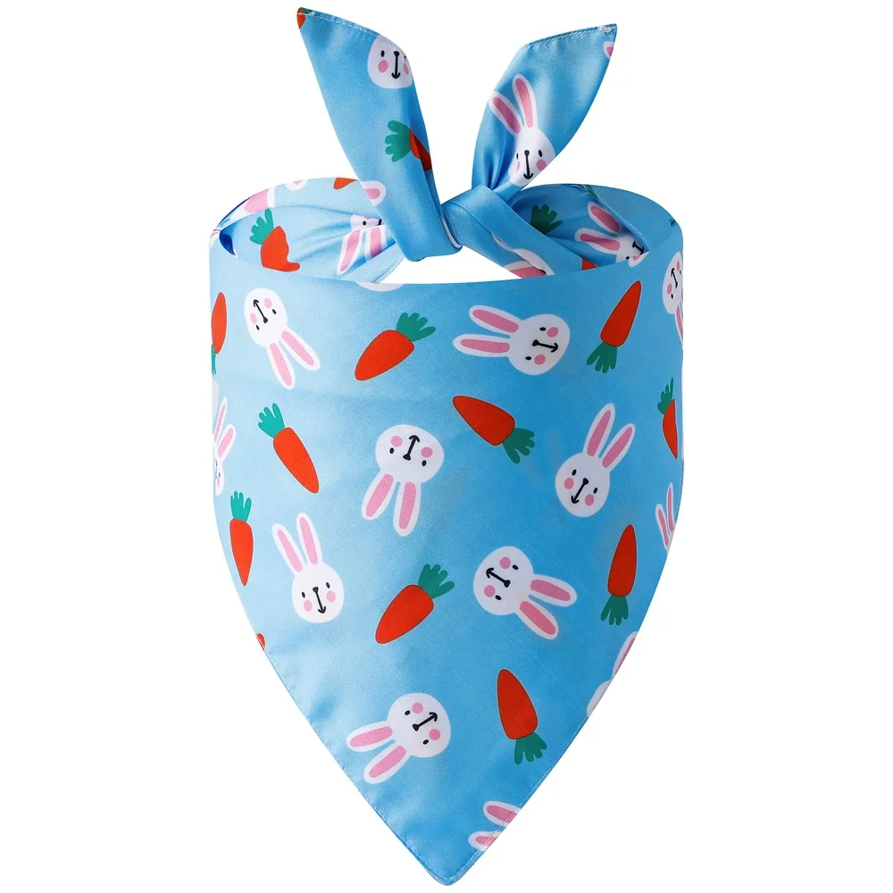 Sucado Dog Bandana Cute Fruit Print Summer Soft Triangle Scarf Bibs Durable Pet Kerchiefs Ice Cream Rabbit Watermelon Bandanas