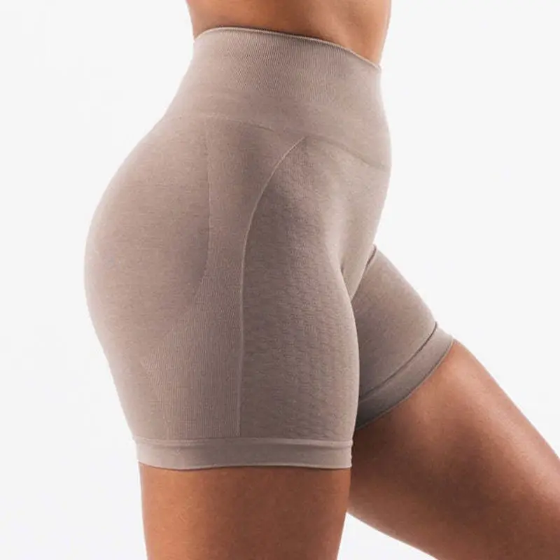 Fitness Hip-Lifting Leisure Spandex Shorts Seamless Sports Spandex Tights Elastic Breathable Leggings Gym Clothing For Women New