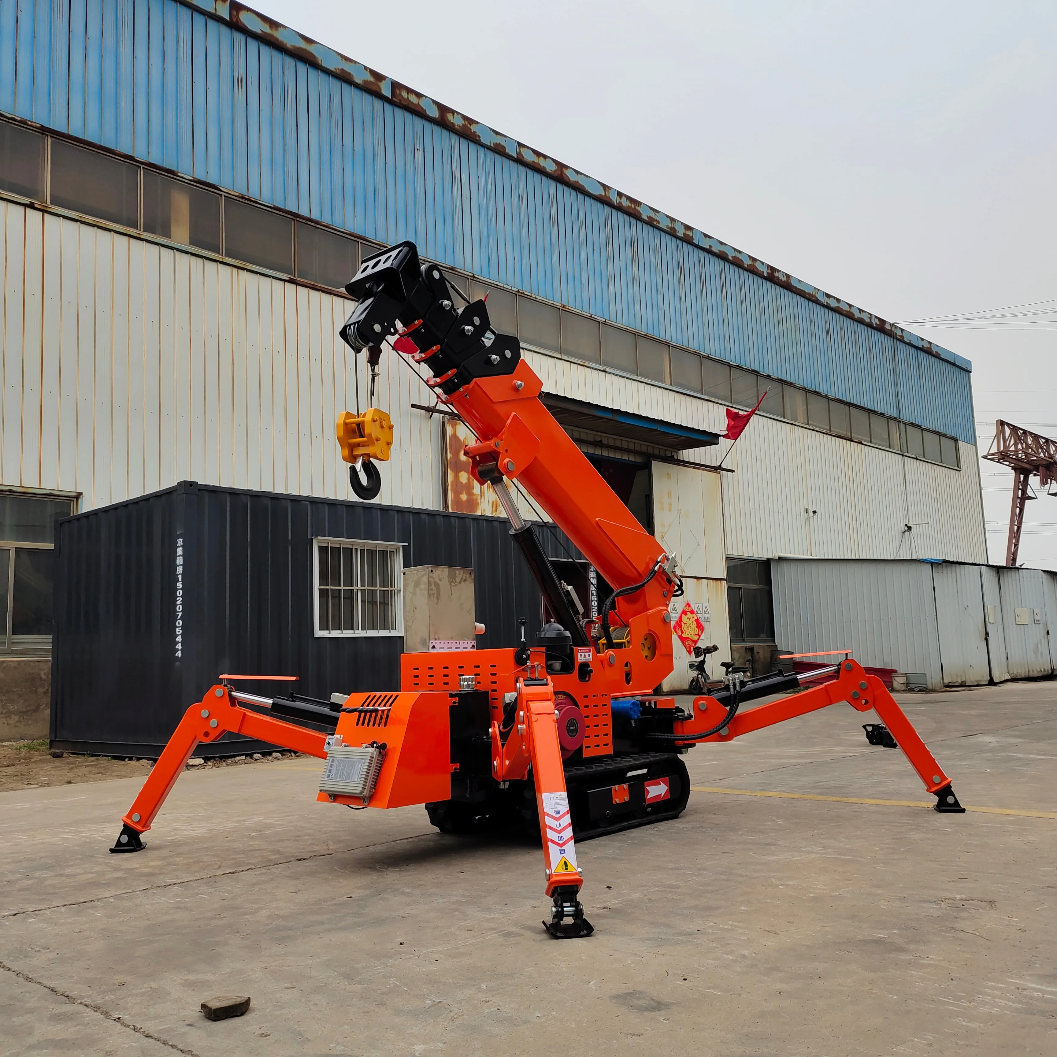 5T 8T 12T Robust Industrial Spider Lift And Spider Crane Crawler Diesel Powered For Heavy Mining And Quarry Operations