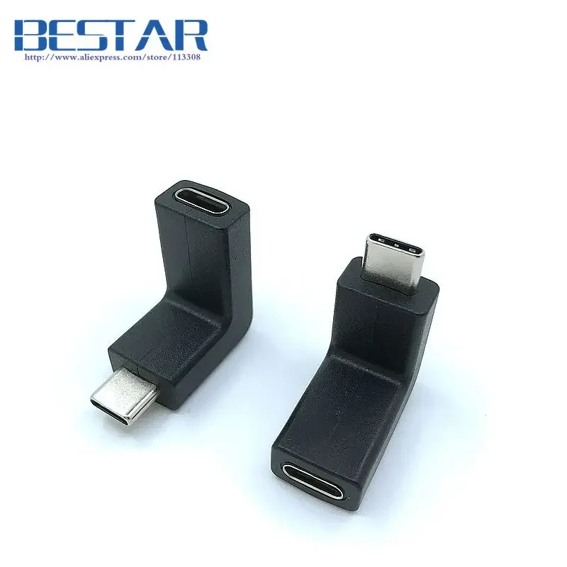 

Новый локтевой дизайн, 10 Гбит/с, 90 градусов, прямоугольный USB-C, USB 3.1 Type C, удлинительный адаптер типа C, угол AV-разъема типа c