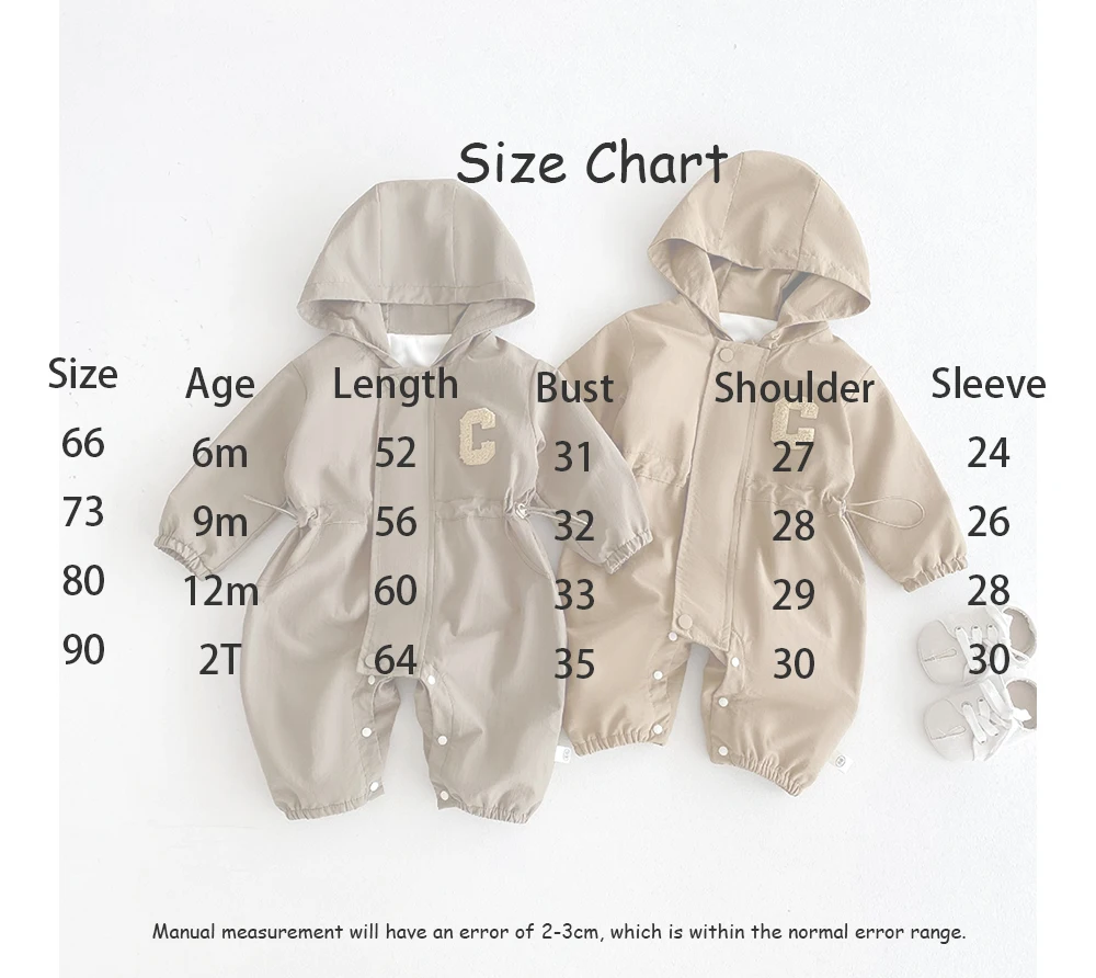 MILANCEL ﻿ Herbst Baby Strampler Outdoor Jacke 0-2Y Unisex Infant Casual Doppel-schicht Mit Kapuze Overall Kleinkind Warme Outwear Kleidung – Detail 15
