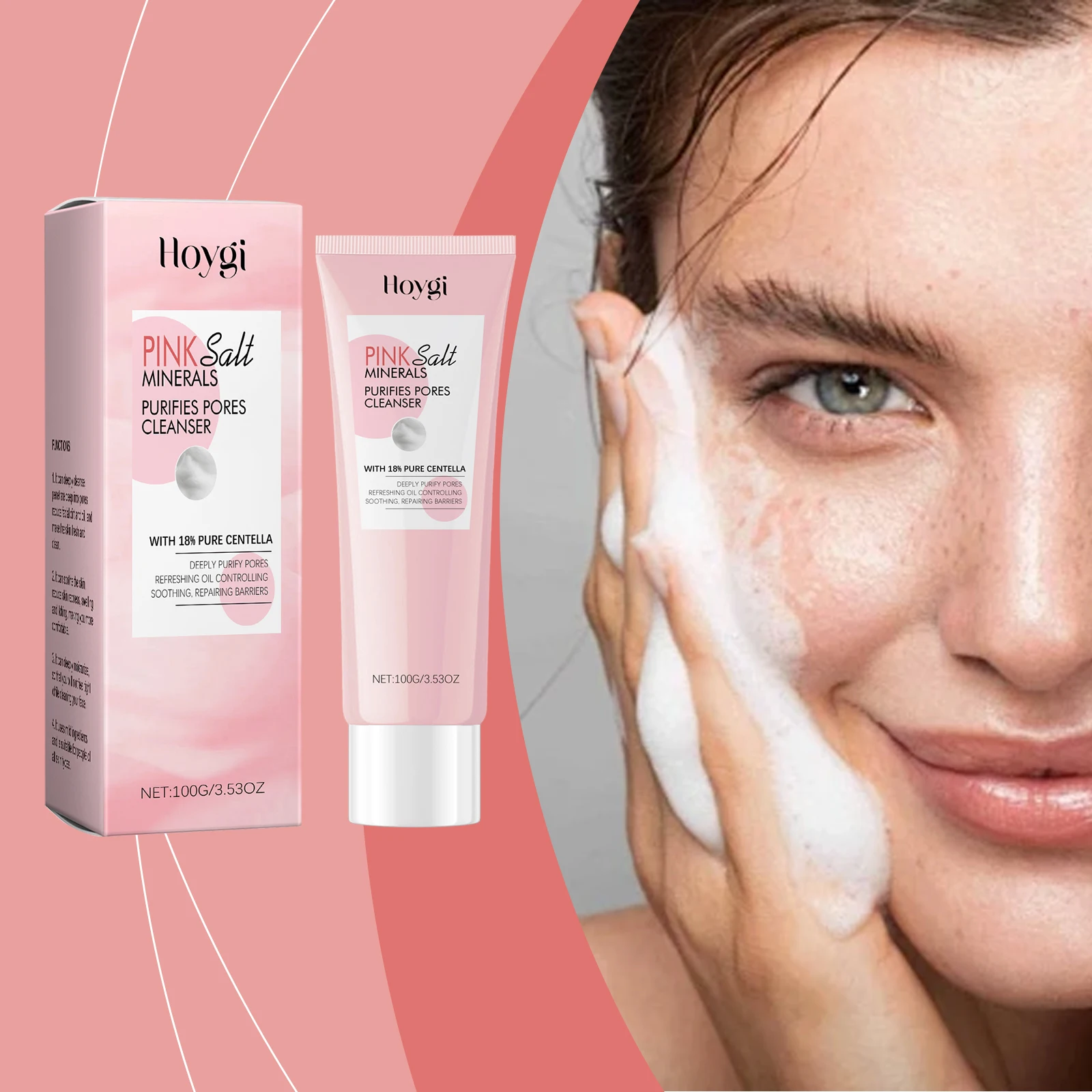 

Facial cleanser for cleansing pores: cleanses facial impurities, skin leaves Non-tight, gentle and moisturizing facial cleanser