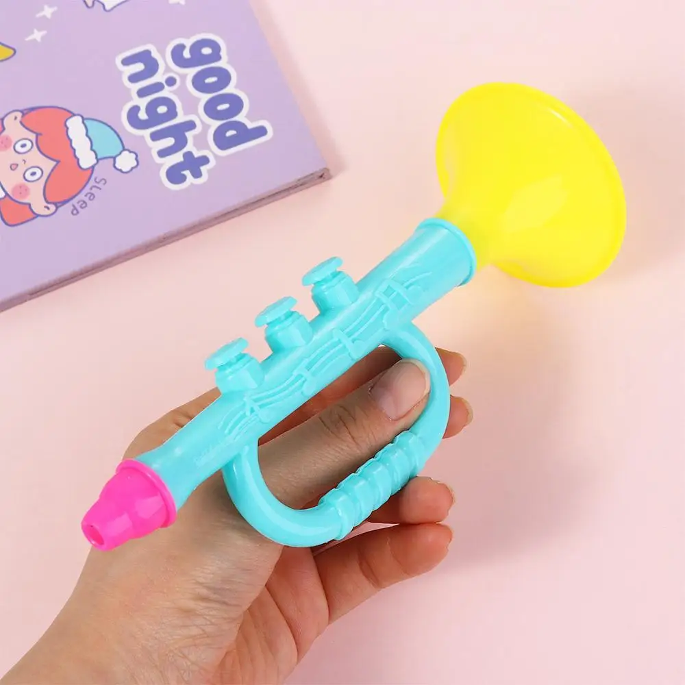 Boy Girl Education Colorful 17CM Kids Toy Best Gift Kids Trumpet Baby Horn Toy Plastic Trumpet Baby Music Toys