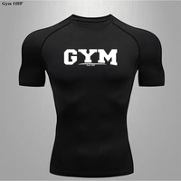 Men's T Shirt Outdoor Training Men Summer Compression Sportswear Running T-shirtQuick Dry Sport Tops Tee Athletic Gym Clothing