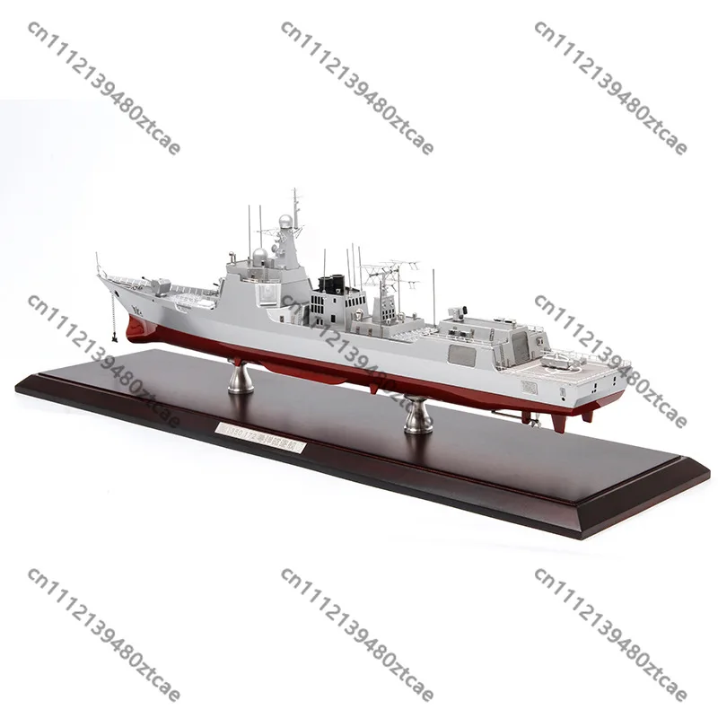 Alloy Vessel Figurine Static Nautical Model Changeable Hull Number Desktop Ornament Home Decor Gift Collection