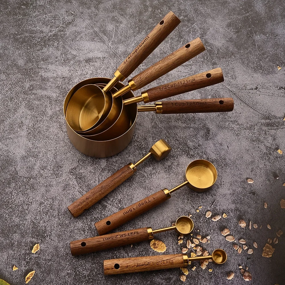 1/4/8Pcs Measuring Spoon Set Stainless Steel Multifunctional Cookware Portable Heavy Duty Kitchen Gadgets Baking Seasoning Spoon