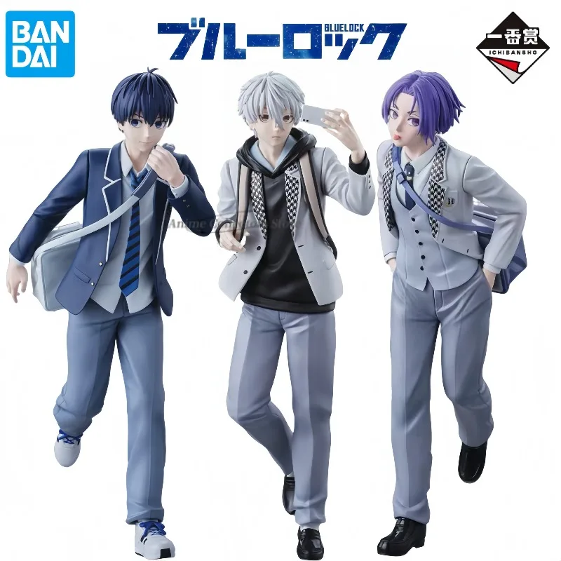 

Original In Stock Bandai Ichiban Kuji BLUE LOCK Isagi Yoichi Nagi Seishiro Mikage Reo Anime Figure Toys Collectible Collection