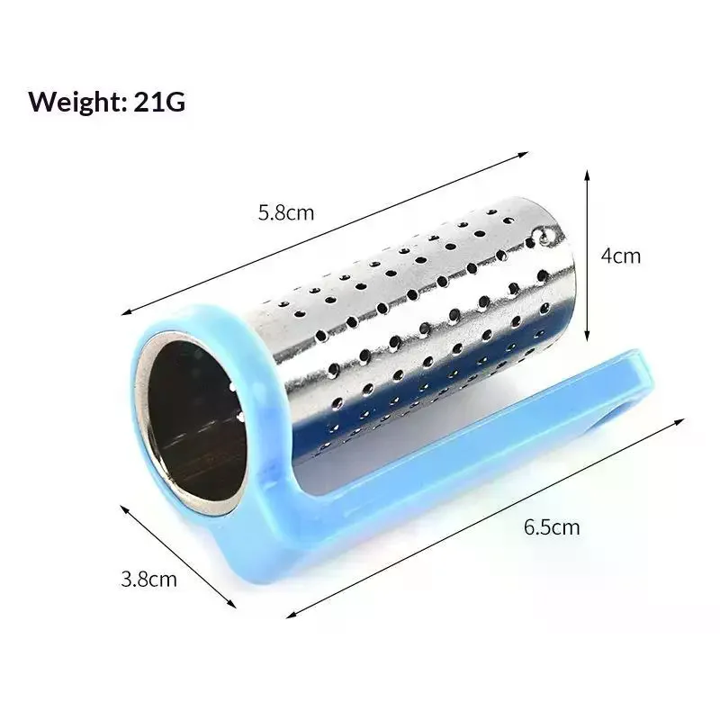 Stainless Steel Tea Infuser With Fine Filter Holes Food Safe PP Handle For Tea Brewing