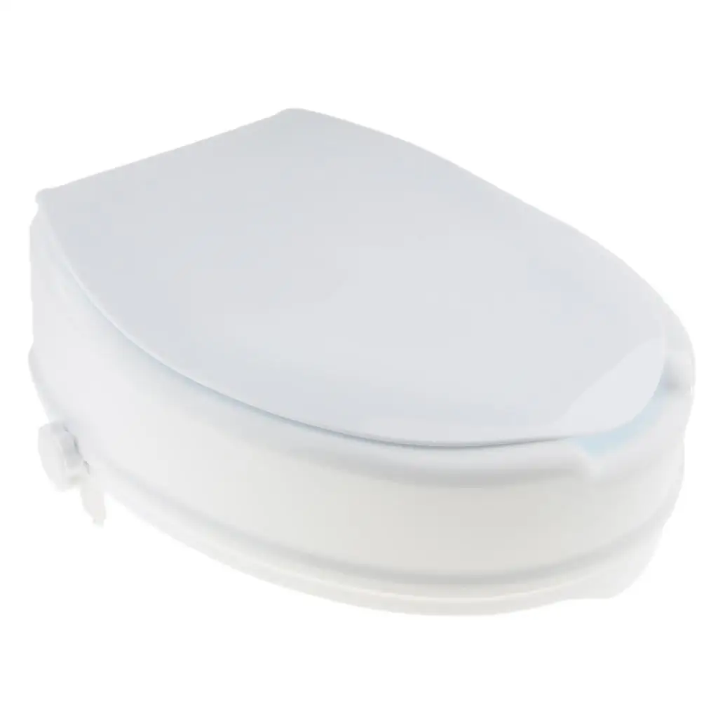 

Подъемник сиденья для унитаза, съемный белый стул-комод, увеличение унитаза для физически Challченной ванной комнаты для взрослых