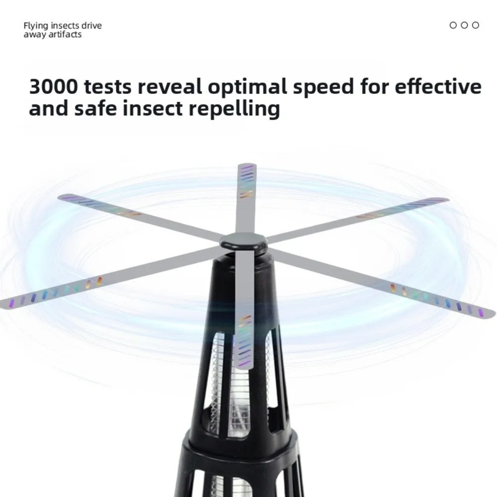 USB Rechargeable/Battery Powered Fly Repellent Fan Can Drive Flies Portable Insect Repellent Fan Multi-Functional Safe