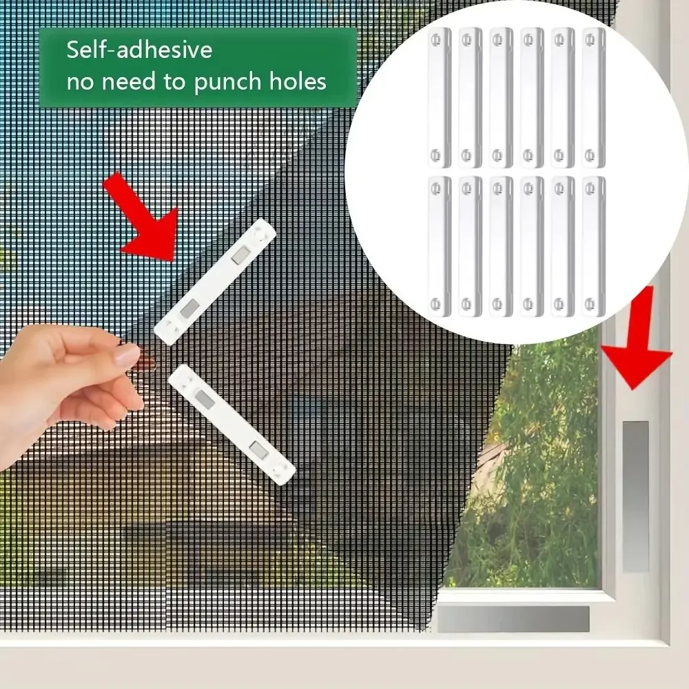 yesRust-proof Magnetic Window Screen Clip Magnetic Punch Free Magnetic Screen Clip Pack Of 24 Nail Free