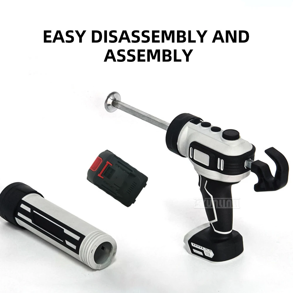 Wireless Glue Injection Gun, LED Light Caulking Gun, Lithium Voltage Glue Gun,Electric Filling Gun