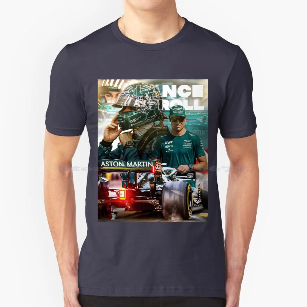 Lance Stroll T Shirt 100% Cotton Tee Lance Stroll