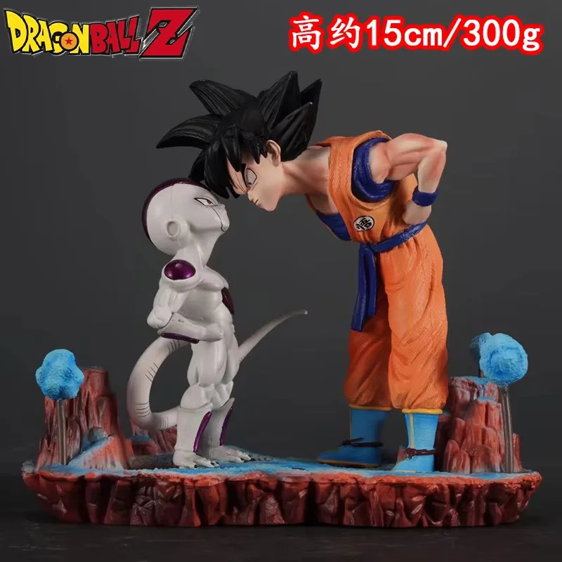 Dragon Ball Z 15cm Anime Figure Goku Vs Frieza Action Figure Freezer Figurine  Model Toy Birthday Gift Collection Statue