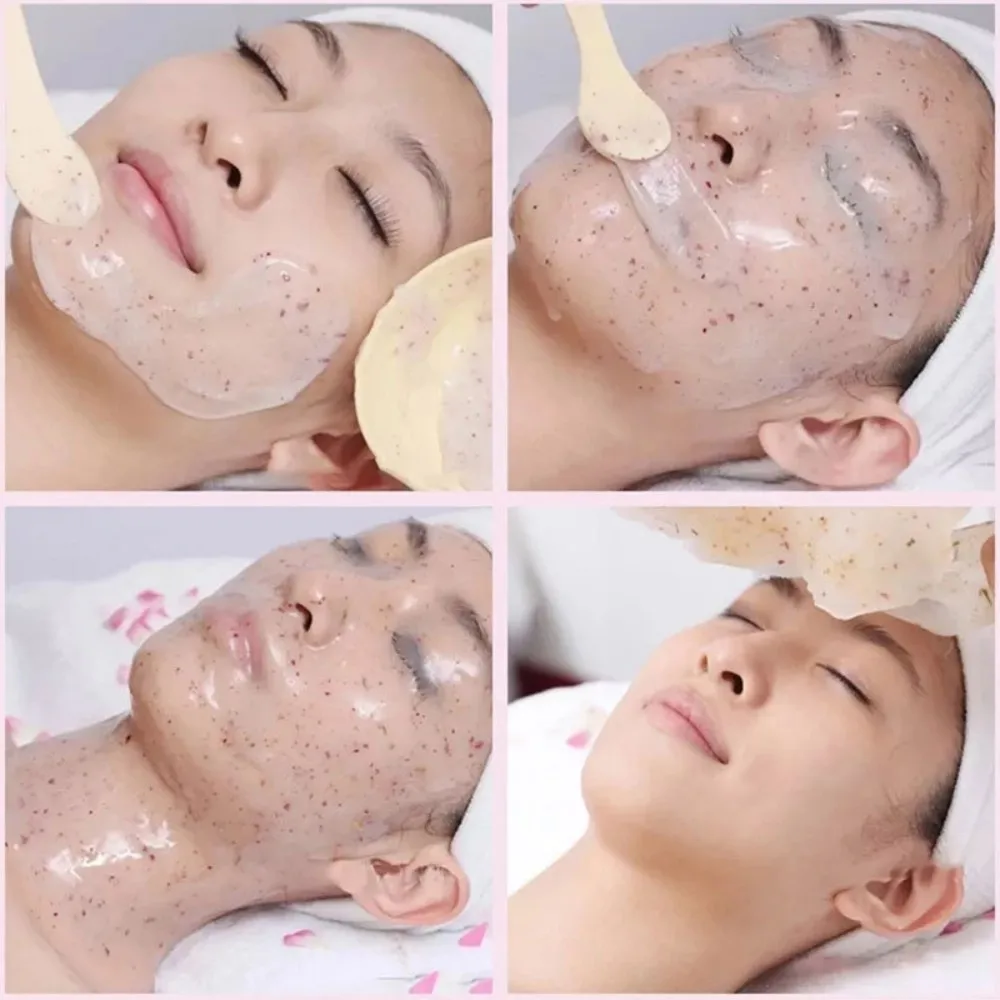 350g Soft Spa Hydro Jelly Mask Powder Anti-Aging Brighten Peel Off Diy Facial Mask Collagen Vampire Alginate Beauty Skin Care