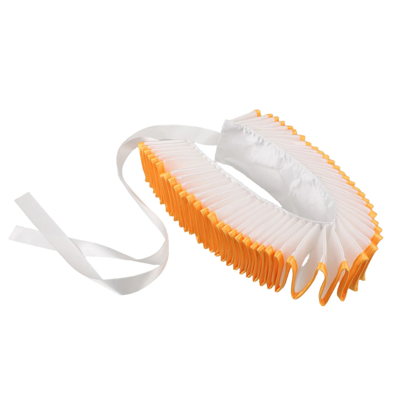 

Victorian Ruffle Collar for Women Detachable Clown Costume Stand Up Renaissance Ruff Decorative Collar for Theater Stage