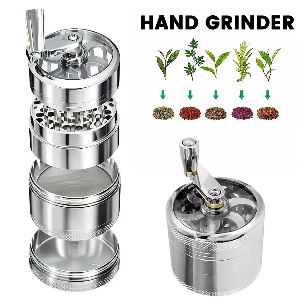 1.6Inch 40mm High-quality Manual Grinder for Nutmeg,Rock Salt Hand Crank Grinder Multi-purpose Mills For Spice Muller Spice