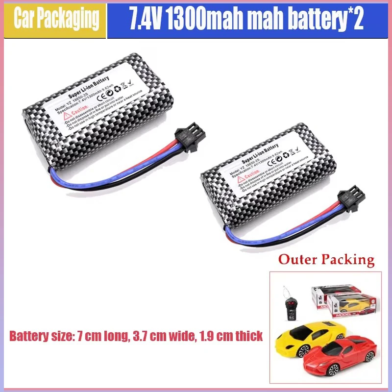 MN82 Fernbedienung Autobatterie MN128 MN78 7,4 V 1300 mAh Ladegerät LC79