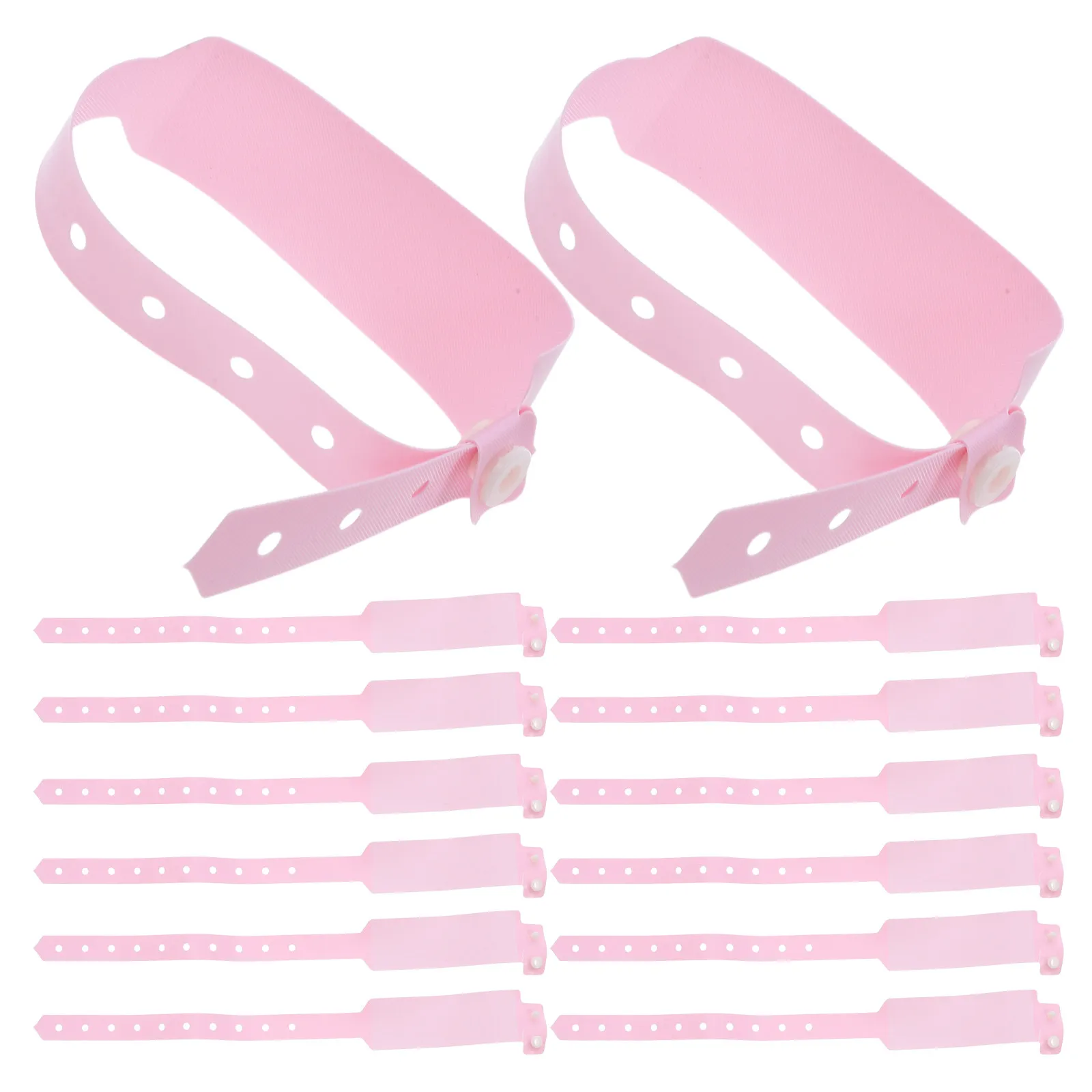 100Pcs Patient Id Wristbands Identification Hospital Wristbands Disposable Writable Safety Bands Adults Comfortable